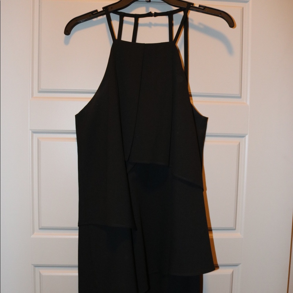 LBD - ruffles and open back